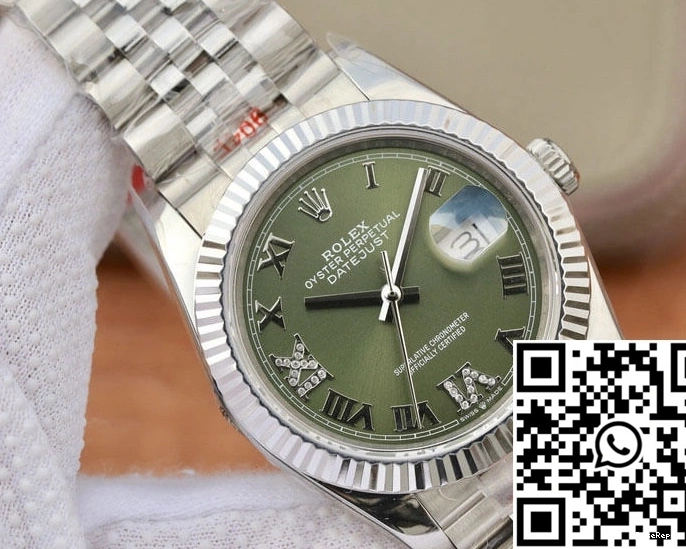 Factory Datejust Rolex Green 36MM Dial GM 0919